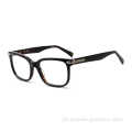 Estoque barato Ready Rim Full Retangle Acetato Tortoise Templos Eyewears